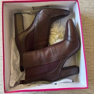 Vince Camuto preowned Studded Dark Burgundy not brown Boots